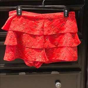 PJK size Medium bandanna shorts.